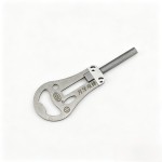 Small Half-Round Yueya Double-Row Key Blank