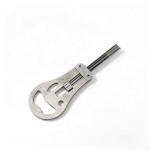 Small Half-Round Yueya Double-Row Key Blank