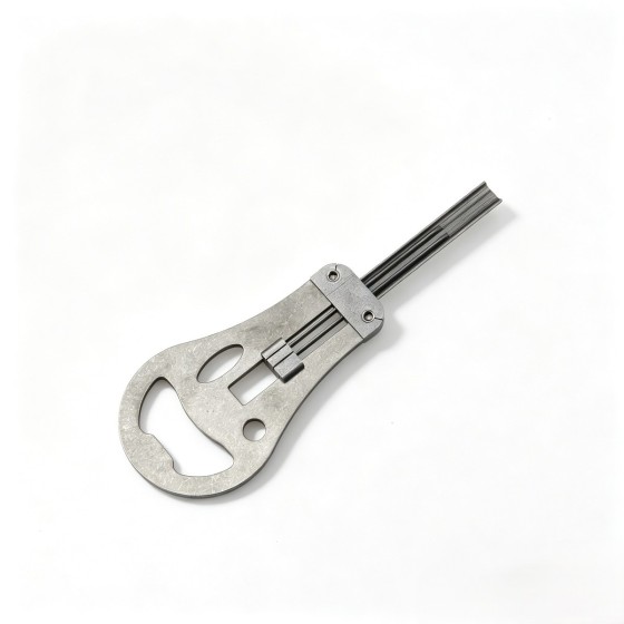 Small Half-Round Yueya Double-Row Key Blank