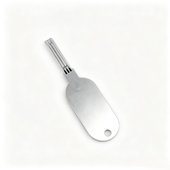 Alloy Steel Large-Handle Universal (Buyang/Xinduo/Panpan) Half-Round Crescent Double-Row Foil Tool