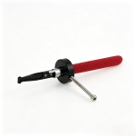 Black Steel Riveted HU66 Quick-Open Brush Hook (VW / Audi, 5-Piece)