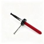Black Steel Riveted HU66 Quick-Open Brush Hook (VW / Audi, 5-Piece)