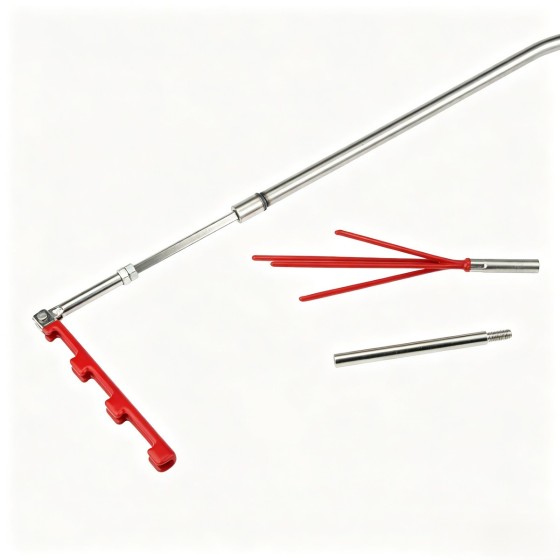 Stainless Steel Double-Head Push-Pull Peephole Tool