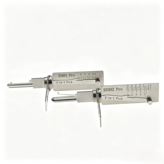 S-Groove &amp; Double Straight-Groove Electric Lock 2-in-1 Tool 001/002