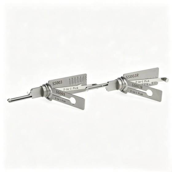 Straight-Groove Padlock 2-in-1 Tool Set 003/003R (Left &amp; Right, 2-Piece)