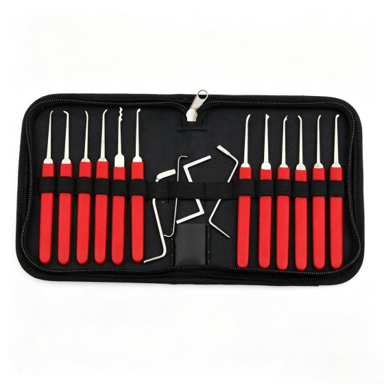Stainless Steel Lock Pick Set (12-Piece)
