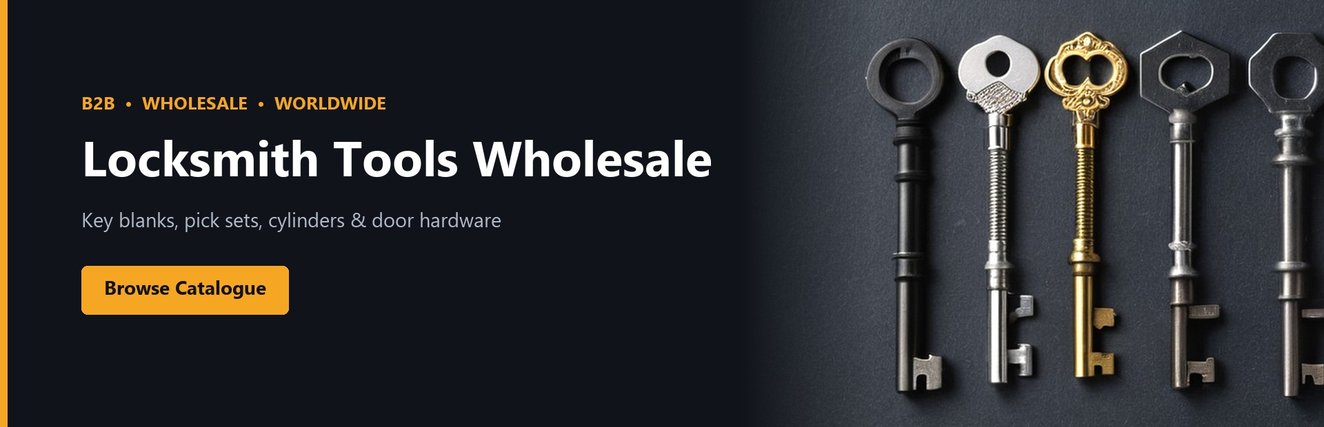 Locksmith tools wholesale banner